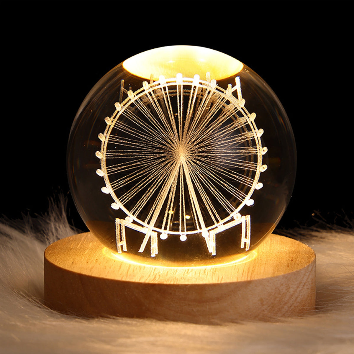 Glowing Crystal Ball Night Light – EasyLife