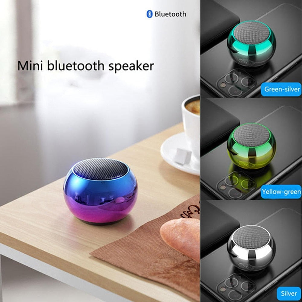 New Wireless Bluetooth Speaker Mini Speaker Outdoor Small Steel Cannon ...